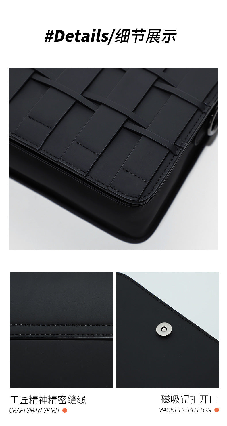 Spring and Autumn New Trendy Fashion Korean Style Small Square Bag Personality Stylish Simple Shoulder Bag Niche Design Crossbody Women's Bag