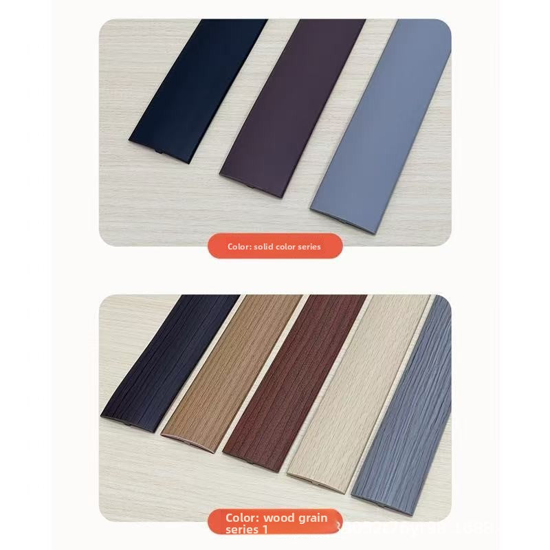 Self-Adhesive T Recessed edge trim for wooden flooring T Edge trim strip, threshold strip, gap transition strip, door strip, edge presser strip