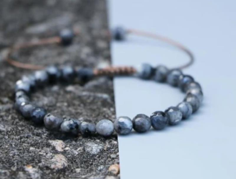 108Pink Quartz Bracelet Lotus Lucky Tree Pendant Labradorite Braided Bracelet Agate Tiger Eye Elastic Bracelet