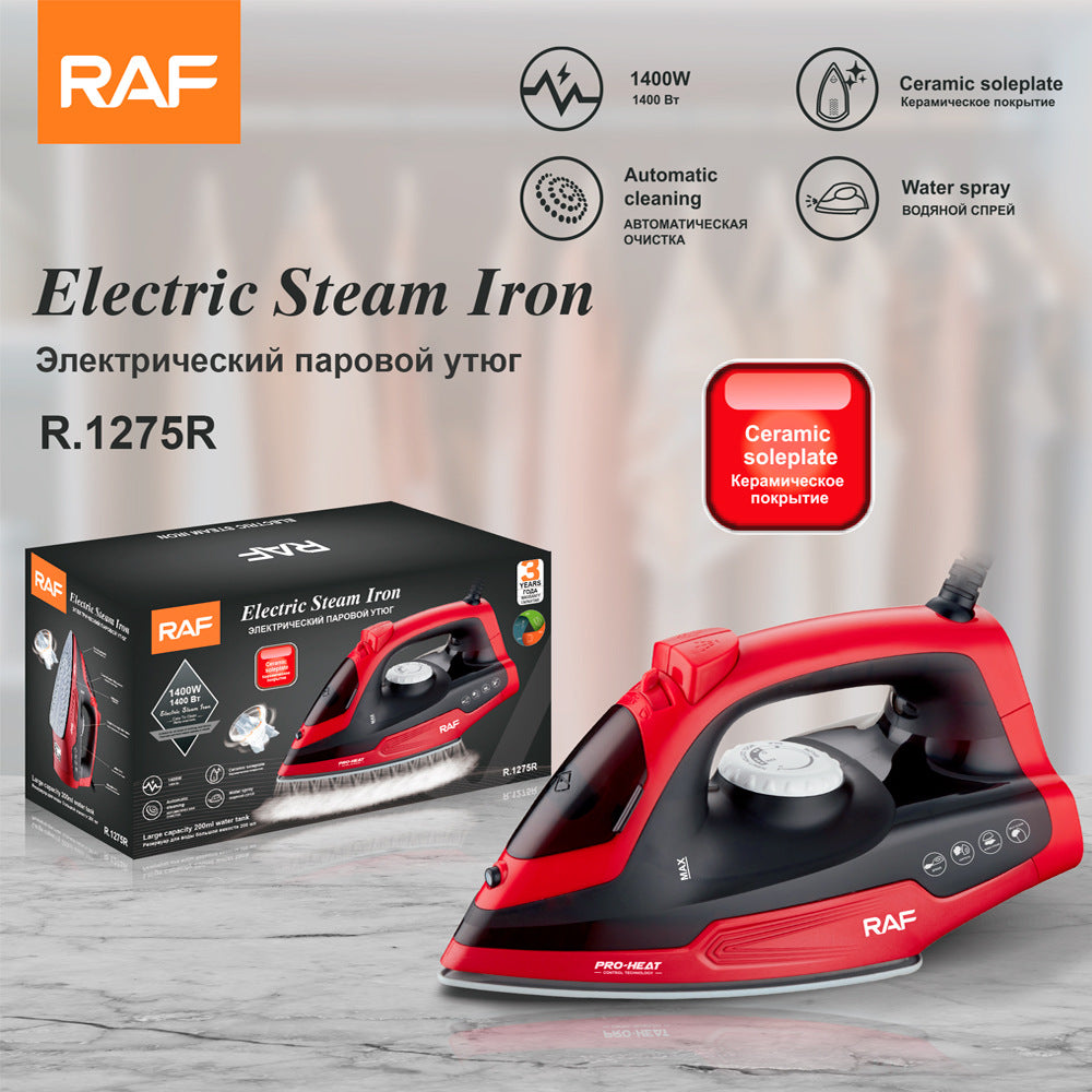 RAF EU Standard Handheld Electric Iron Steam Household Handheld Garment Steamer Portable Powerful Steam