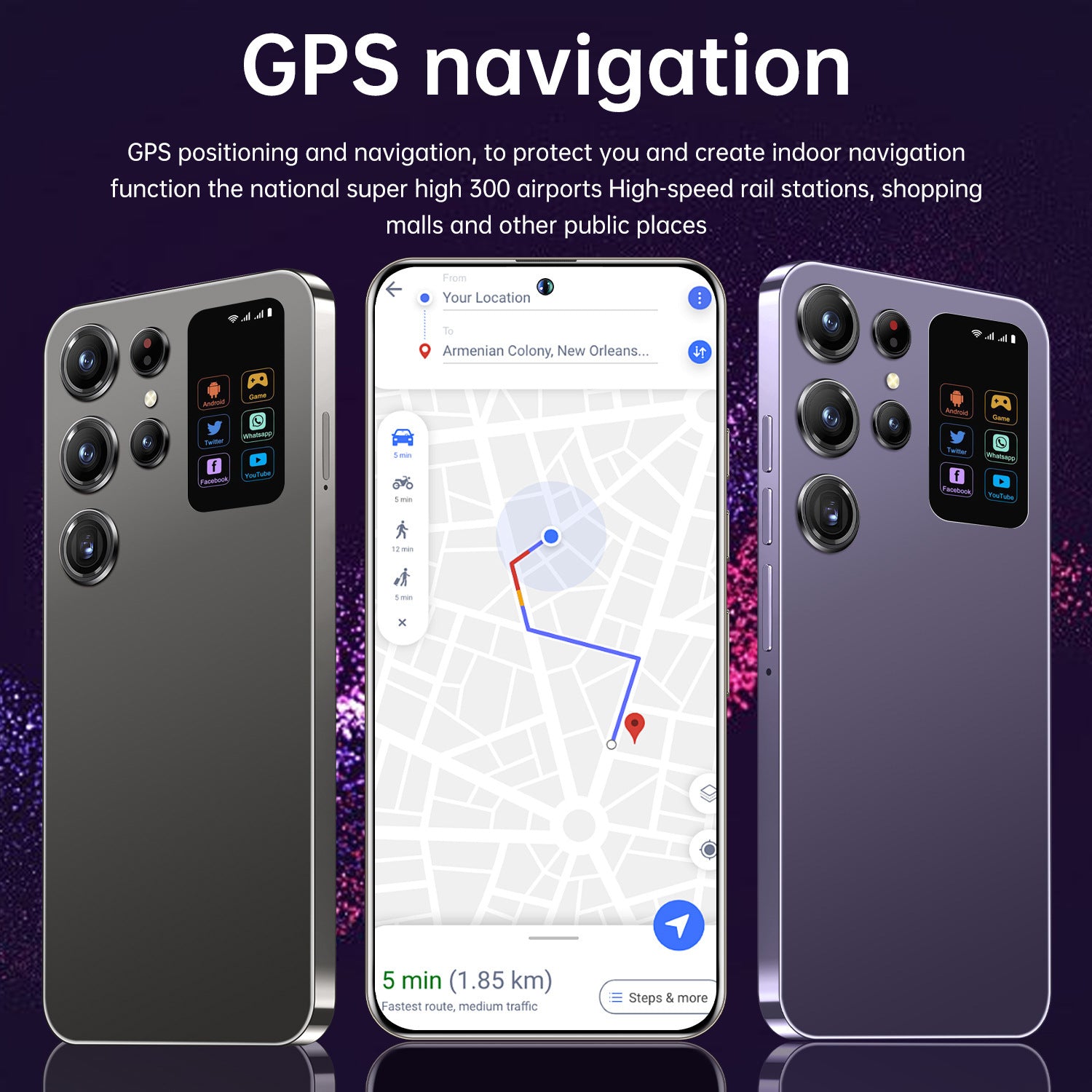 Hot-Selling Mobile Phone S25 Ultra Android Smartphone16+1TB Hot-selling Secondary Screen TK Mobile Phone