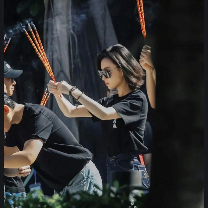 Vanishing Her Chen Mai Same Style Sunglasses for Women Trendy One-Piece Large Frame Polarized Driving Sunglasses for Women Sun Protection Glasses Wholesale