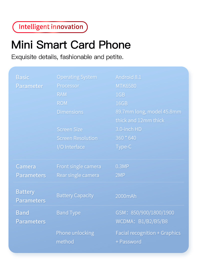 Smartphone F8 PRO MAXX Mini Student Backup Device to Combat Internet Addiction3.0Touch Screen3G Smartphone