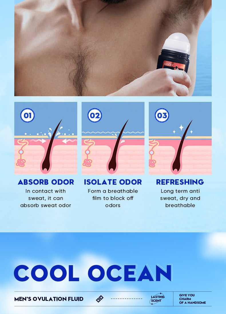 Full English Men's Antiperspirant SADOER Antiperspirant Dry Portable Fragrance Roll-On Deodorant  Wholesale