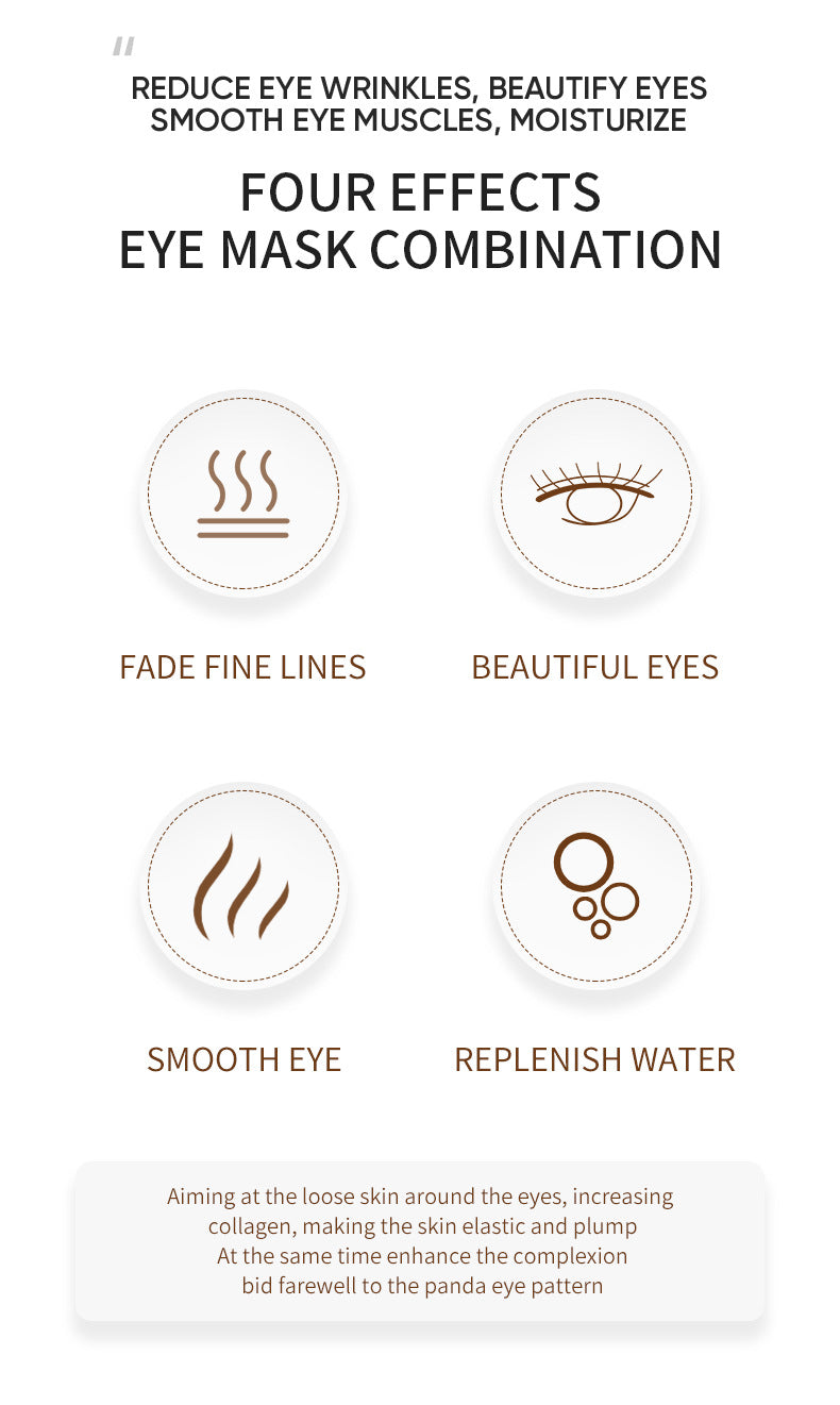 Full English Eye Mask ZOZU Golden Avocado Moisturizing and Hydrating   foreign trade skincare products live wholesale