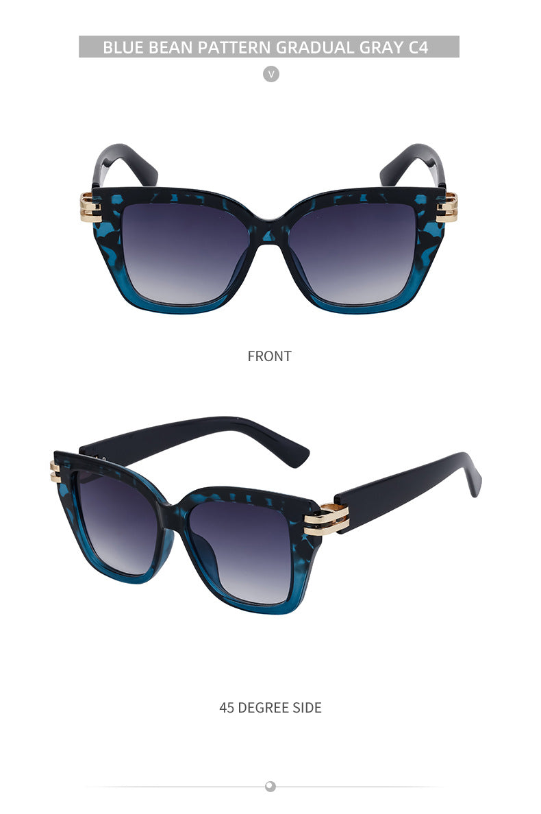 Sunglasses European and American Fashion Square Frame Sunglasses Men's Style Sunglasses Wholesale Glasses sunglasses