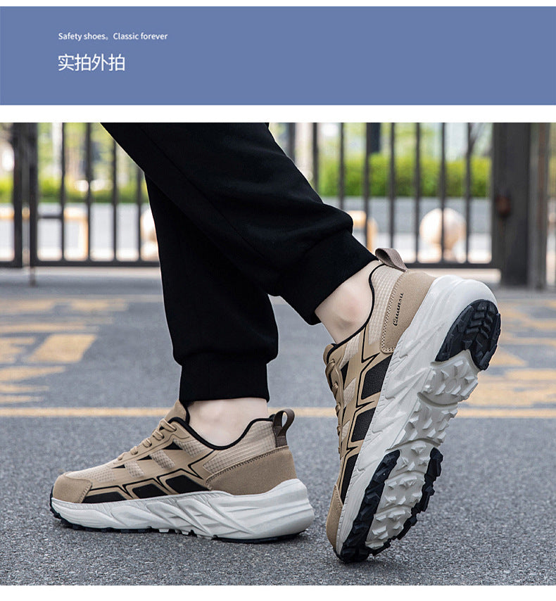 Breathable Casual Versatile Sneakers2024Autumn New Anti-Slip Running Shoes for Teenagers Lightweight Shock-Absorbing Trendy Shoes