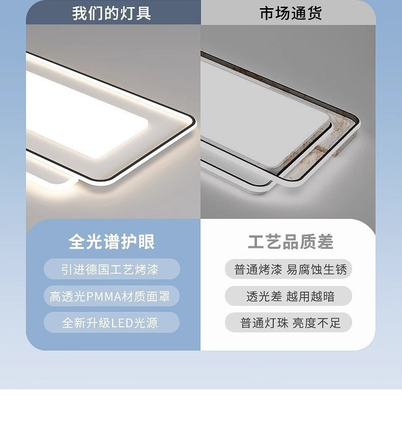 Lamp in the Living Room Modern Minimalist and Magnificent2025New Ceiling Bedroom Main Light Zhongshan Lighting Set Whole House Package HD