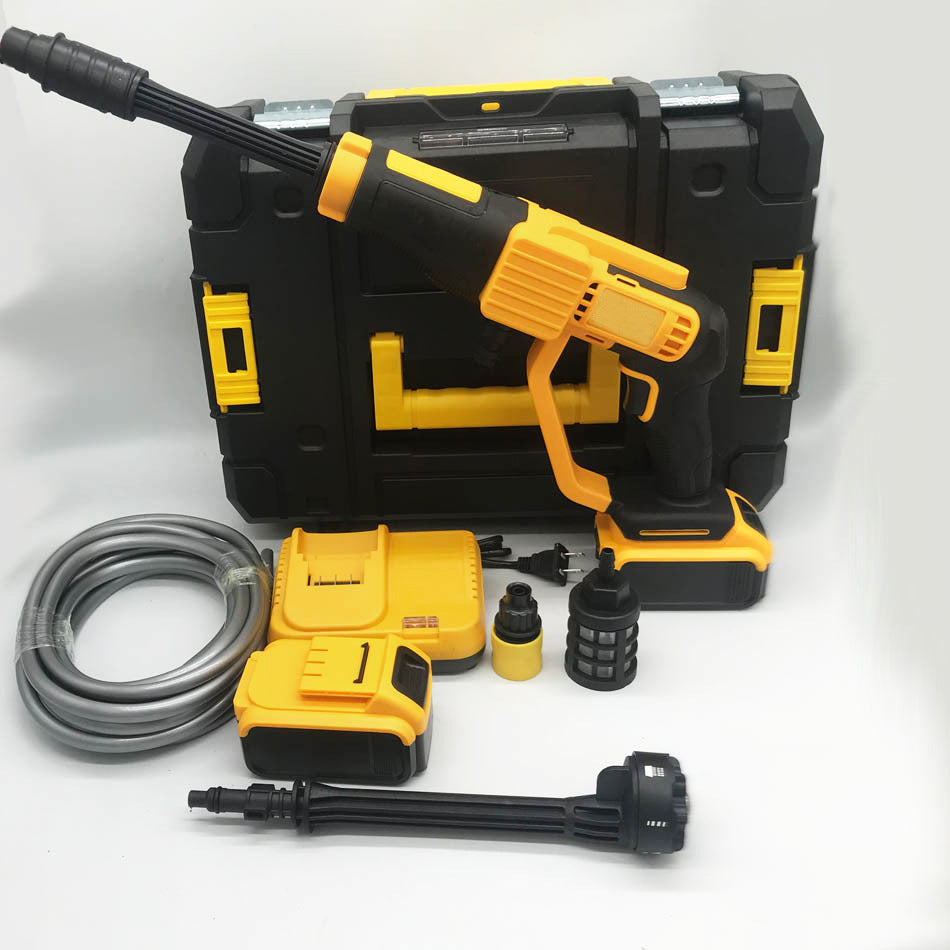 Export wholesale high-power lithium battery car washer DW Makita High Pressure Car Wash Water Gun Home Portable Car