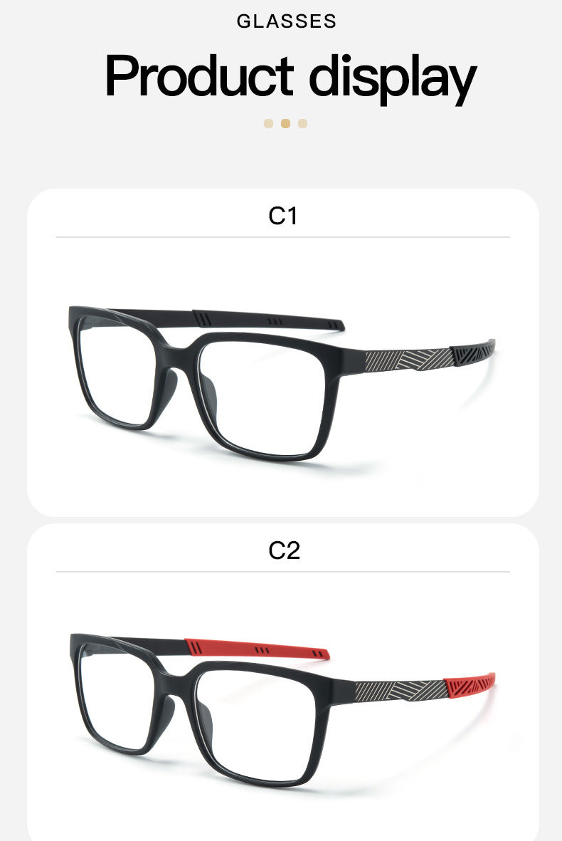New Sports Glasses Frame TR Metal Frame Glasses Legs Frame Wholesale Export In Stock Cycling Glasses