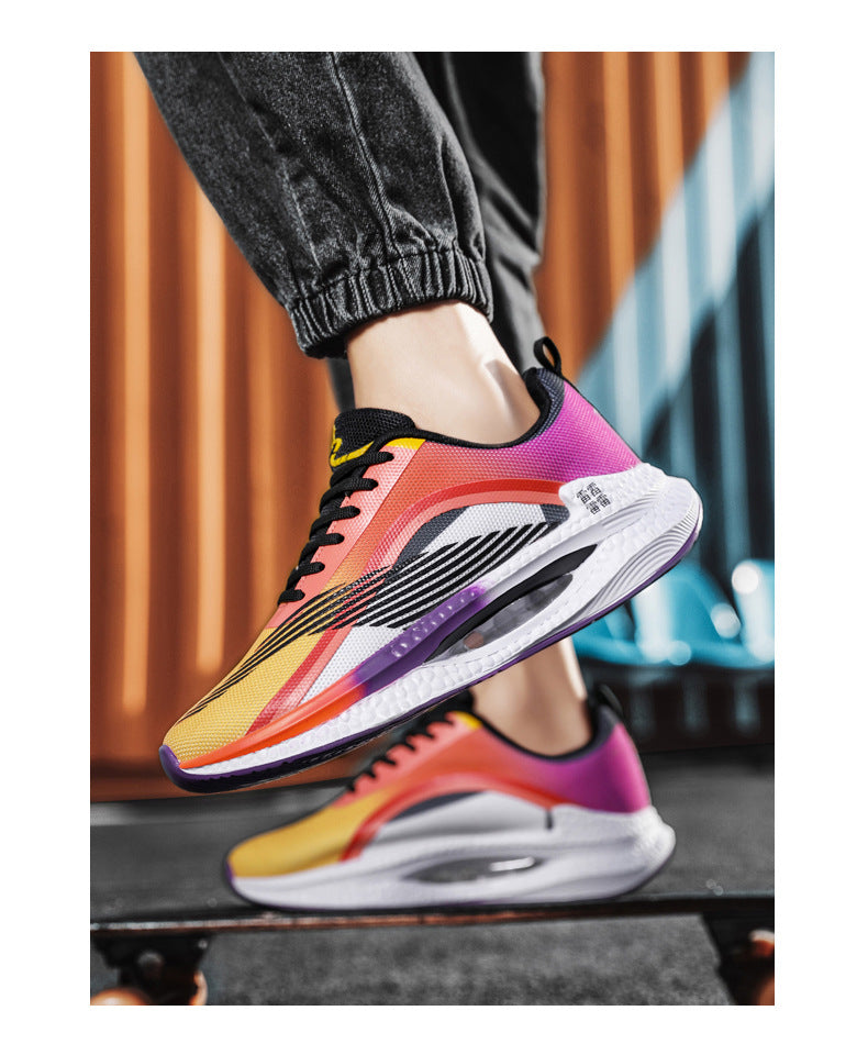 2025Spring Sports Shoes Jueying Men's Casual Mesh Breathable Cushion Rebound Lightweight Running Shoes Breathable Comfortable