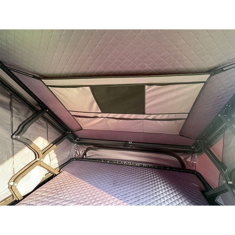 Hot Selling Car Roof Tent Outdoor Car Travel Hard Top Car Tent Outdoor Supplies Folding Camping Tent