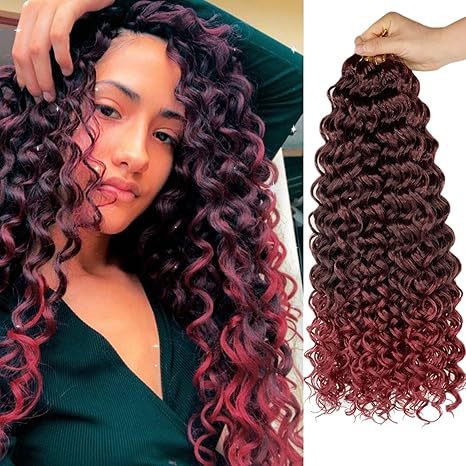 Synthetic Crochet Hair GOGO Curl Crochet Hair Multi-size Corrugated Wig Dropshipping