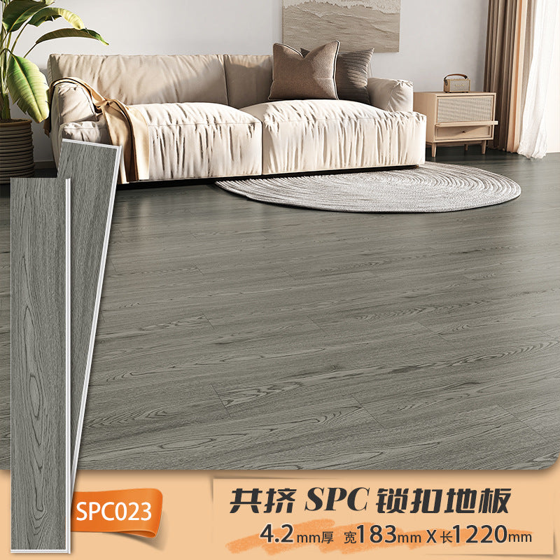 Anti-Slip Waterproof Fireproof Locking Eco-Friendly Flooring Commercial Project spc Stone Plastic Locking Type PVC Stone Crystal Flooring