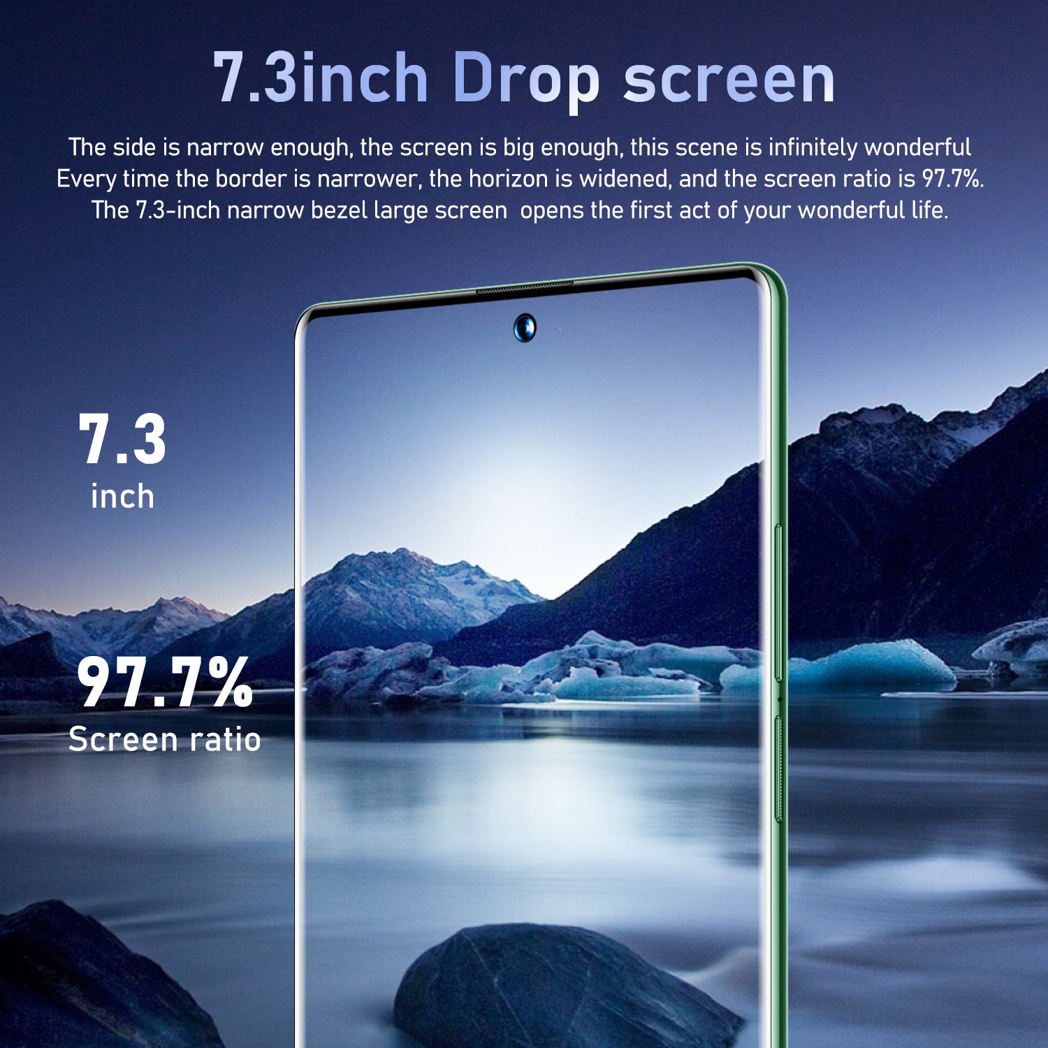 16+1T Mobile Phone S22+Ultra True4G Android True7.3Large Screen800Wan Intelligent Full Screen