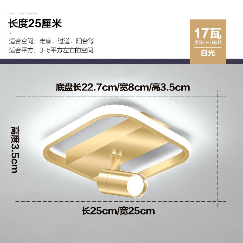 Aisle Light Corridor Light Luxury Balcony led Lamp Creative Background Wall Spotlight Simple Modern Cloakroom Ceiling Lamp