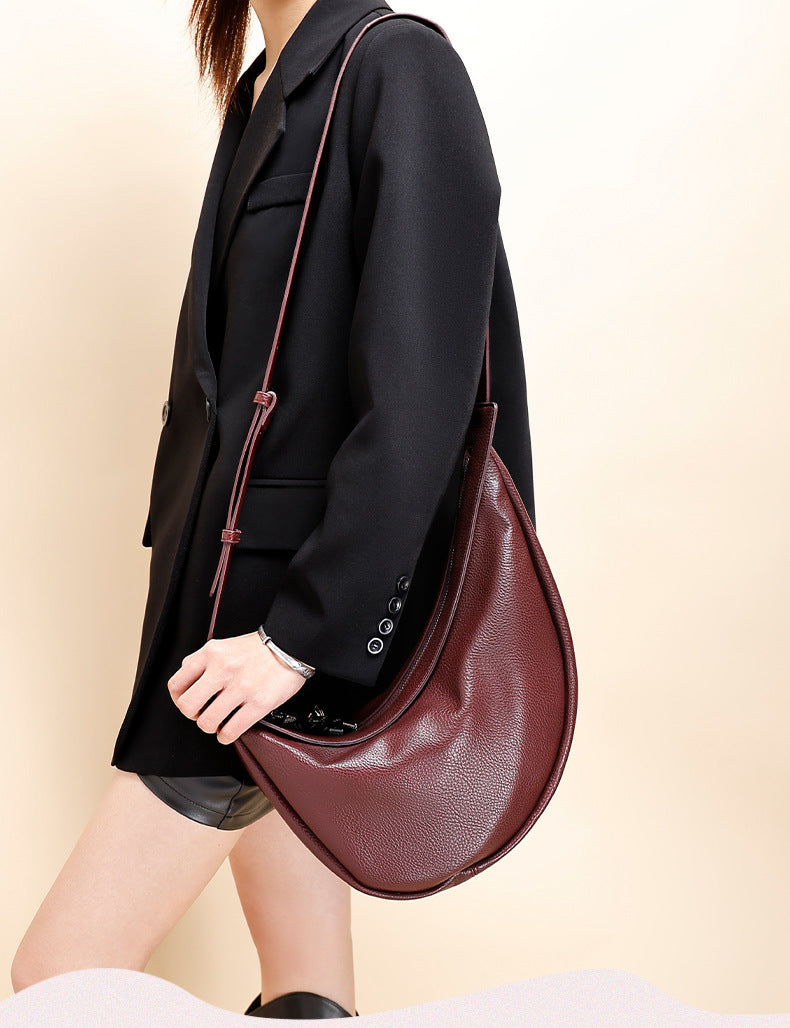 New Fashion Women's Dumpling Bag, Unique Design Casual Women's Chest Bag, Trendy Versatile Single Shoulder Crossbody Underarm Bag