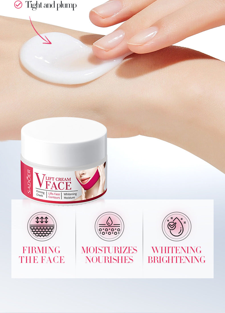 Full English V Face Tightening Cream30gSADOER Facial Lifting and Firming Skin Facial Cream  Foreign Trade Wholesale