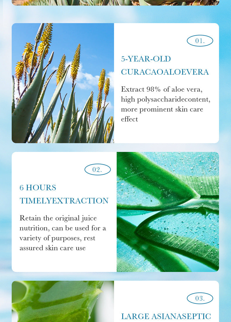 Aloe Vera Shampoo500ml SADOER Hydrating, cleansing, refreshing conditioner  foreign trade wholesale
