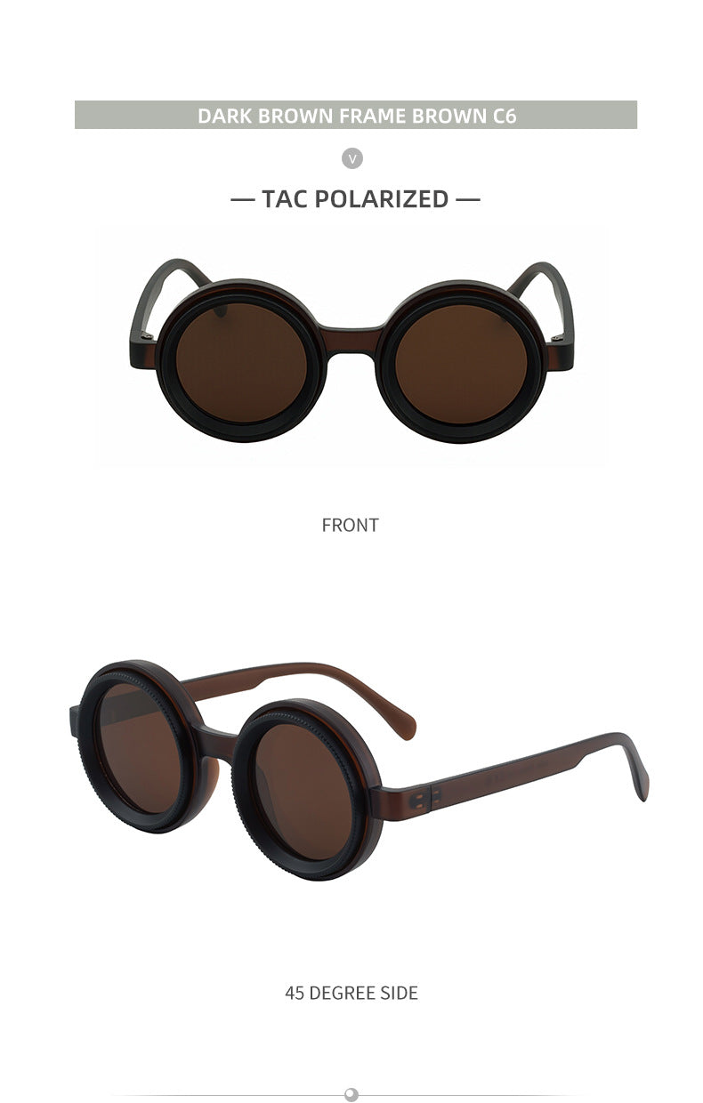 2025New nd Adjustable Sunglasses for Men, Zoom Rotating Glasses, Sun Protection Polarized Glasses, High-End Feel Sunglasses for Women