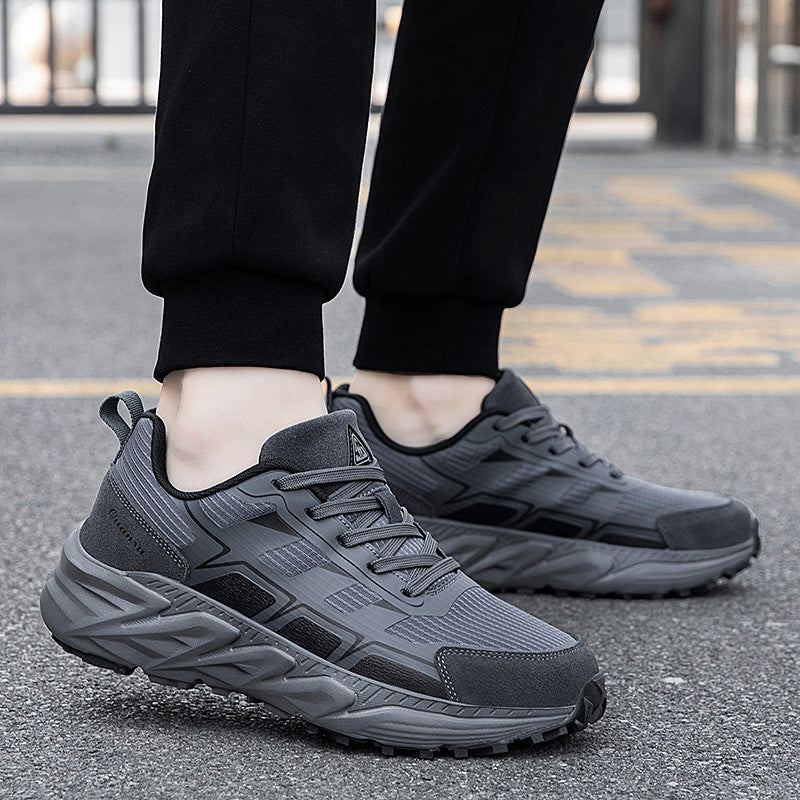 Breathable Casual Versatile Sneakers2024Autumn New Anti-Slip Running Shoes for Teenagers Lightweight Shock-Absorbing Trendy Shoes