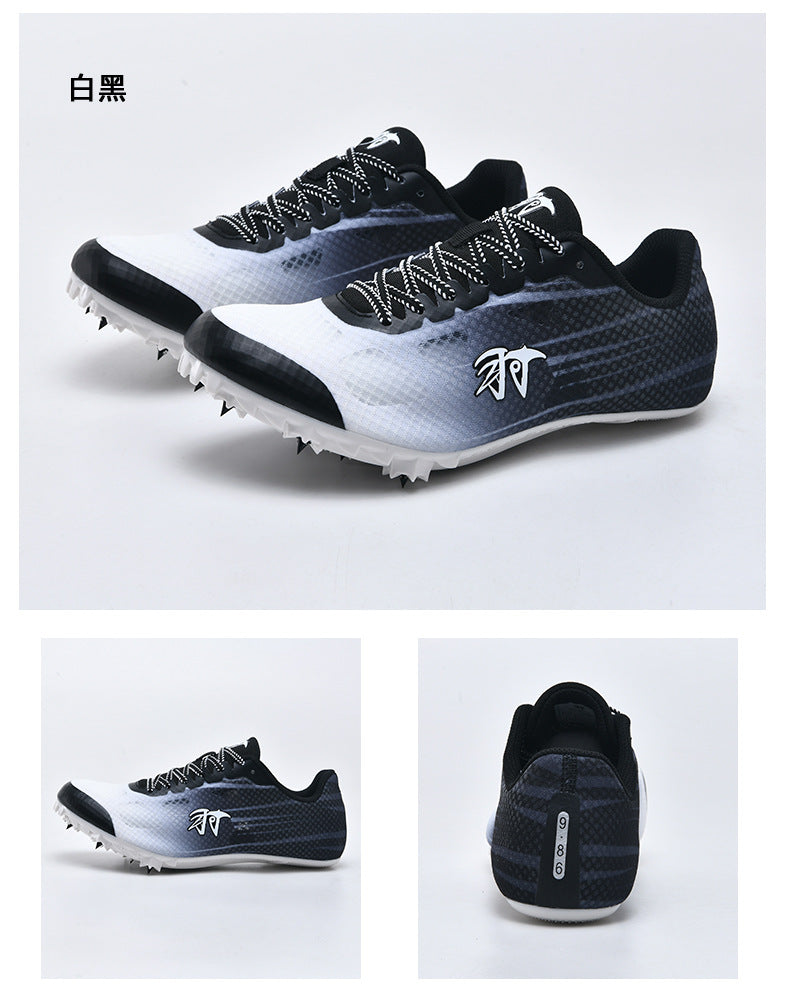 New Track and Field Spikes Men's Full Palm Carbon Plate7Student Physical Education Training Running Shoes for Long Jump and Middle Distance Running for Women