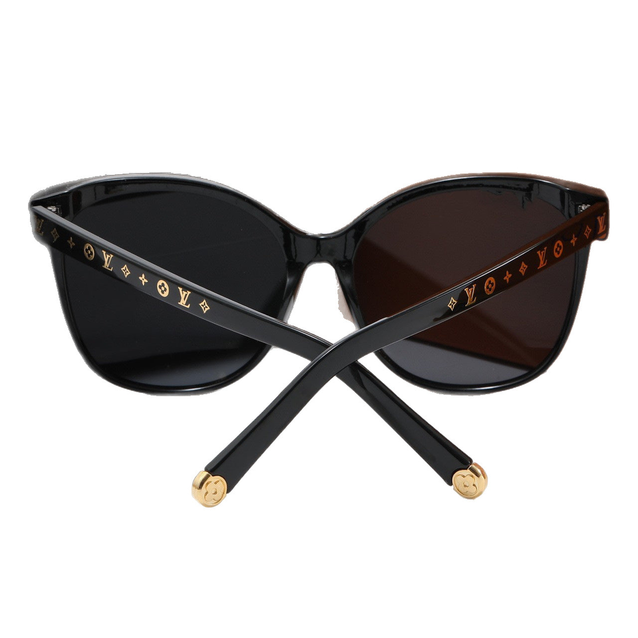 Ouyang Nana Glasses Large Frame Oval Plain Mirror Light Blocking Fashion Versatile Sunscreen Sunglasses for Women UV Protection