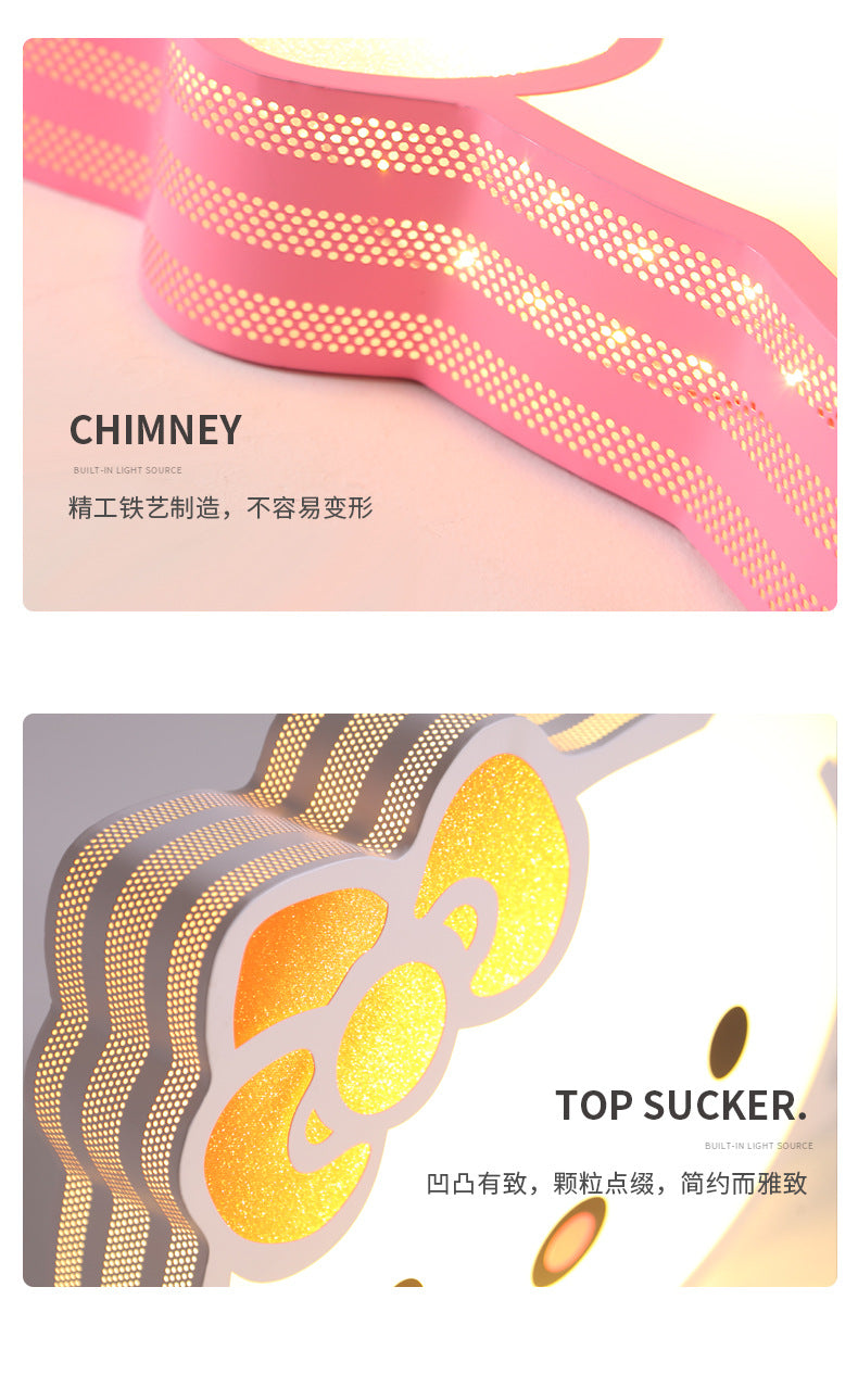 Children's Room Lamp Girl Modern Simple Boy Round Ceiling Lamp Cozy Bedroom Lamp Creative Kindergarten Classroom Lamp