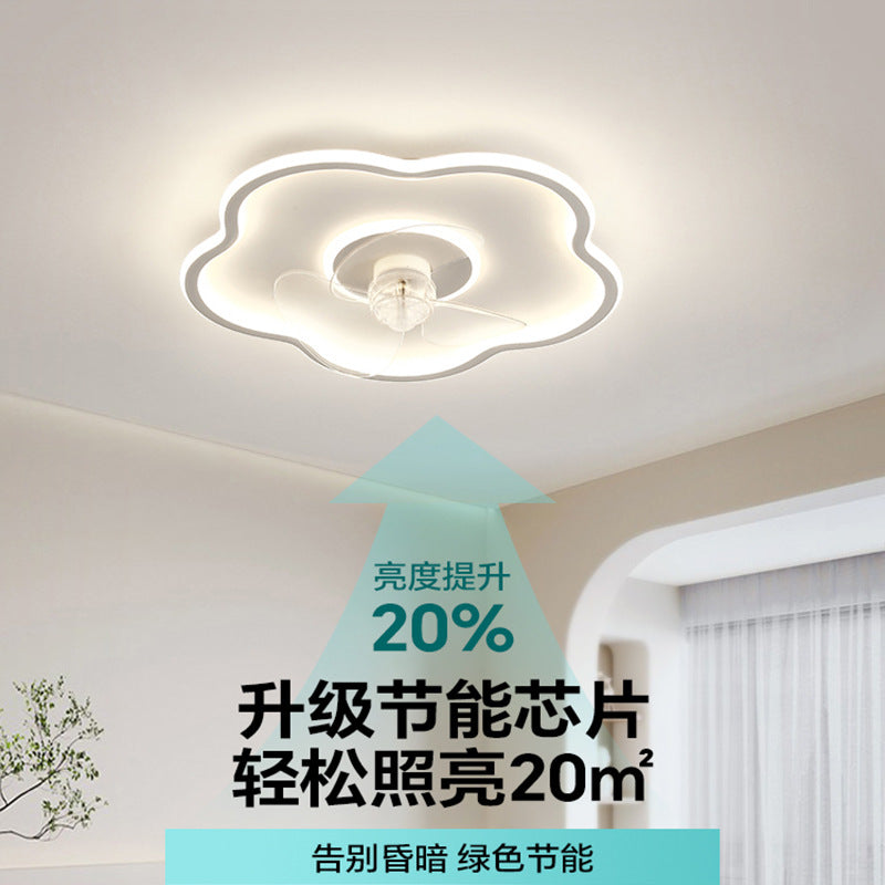 Bedroom Dining Room Invisible Ceiling Fan Light Living Room with Fan Integrated Light Tmall Smart Ultra-thin Ceiling Fan Light Simple