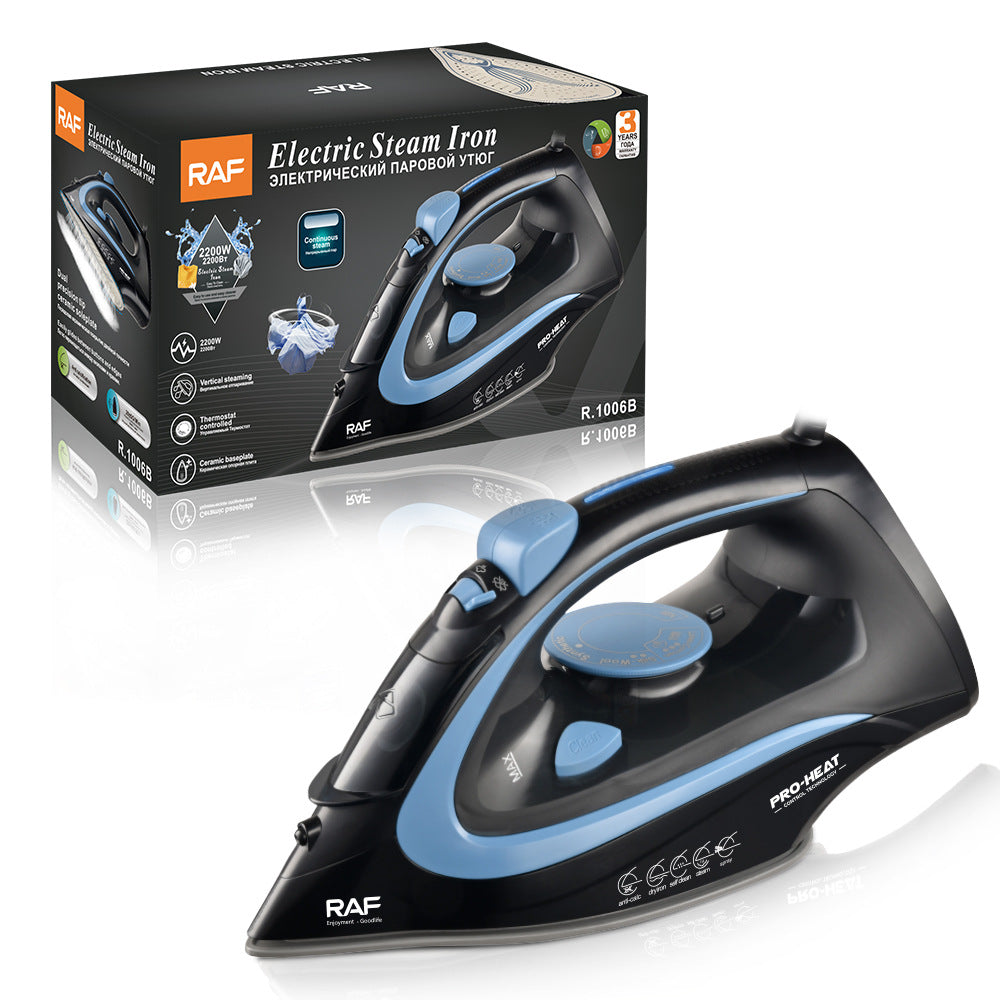 RAF European Standard Household Handheld Steam Electric Iron Multi-Functional Ironing Machine Portable Small Clothes Ironing Machine1006