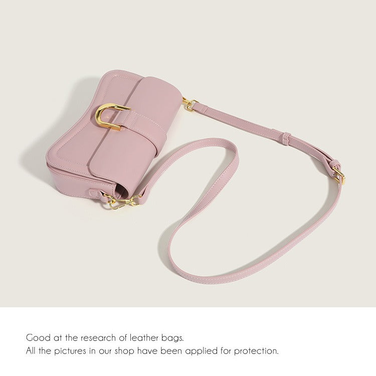 Versatile Texture New Baguette Bag Retro Fashion Elegant Versatile Shoulder Underarm Bag Crossbody Women's Bag