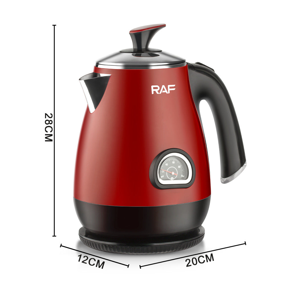 RAF European Standard Smart Multifunctional Electric Kettle for Home Use with Automatic Power Off and Stainless Steel Inner Tank1.5L
