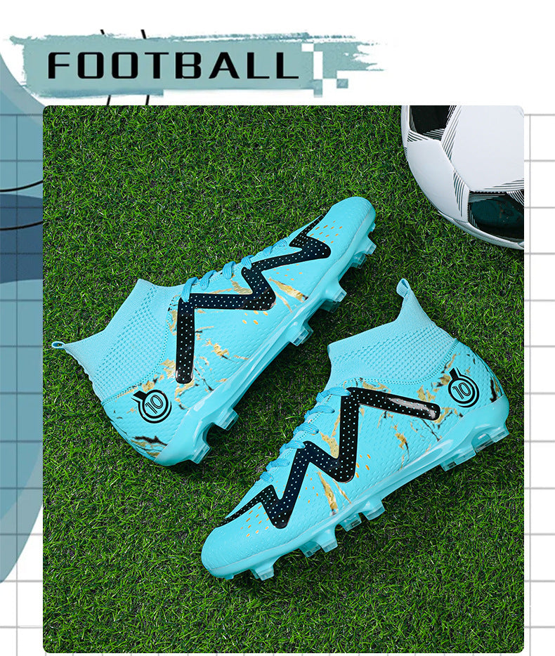 Men's and Children's Soccer Shoes TF Shattered Spike Shoes Adult Primary and Secondary School Students Training Shoes Women's Football Shoes Wholesale