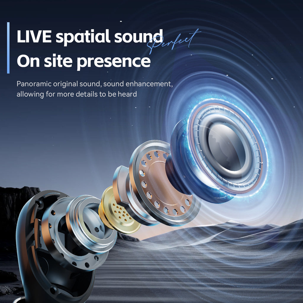 New M151Digital Display Headphones Ultra-Long Battery Life Mini In-Ear Comfortable Long-Wear Private Model Wireless Bluetooth Earphones