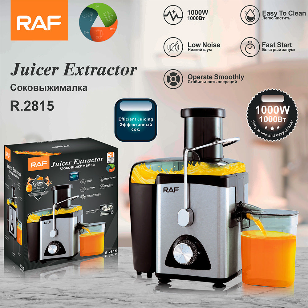 RAF European Standard Juicer Multi-Functional Fresh Squeeze Electric Orange Juicer Household Original Juice Machine Automatic Juice Maker