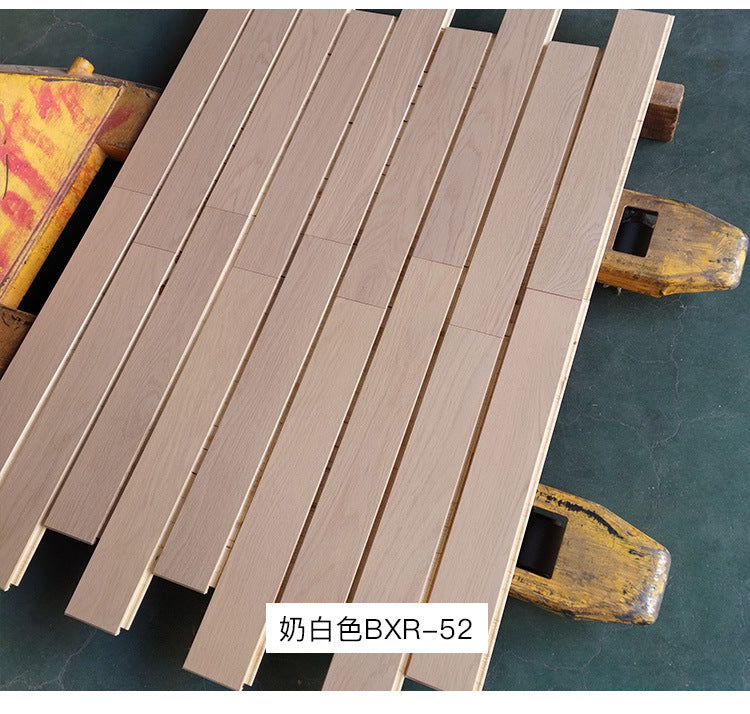 4.0mm Oak Double Layer Veneer AB Grade European Rubber Three-Layer Herringbone Floor Heating Locking Solid Wood Three-Layer Flooring
