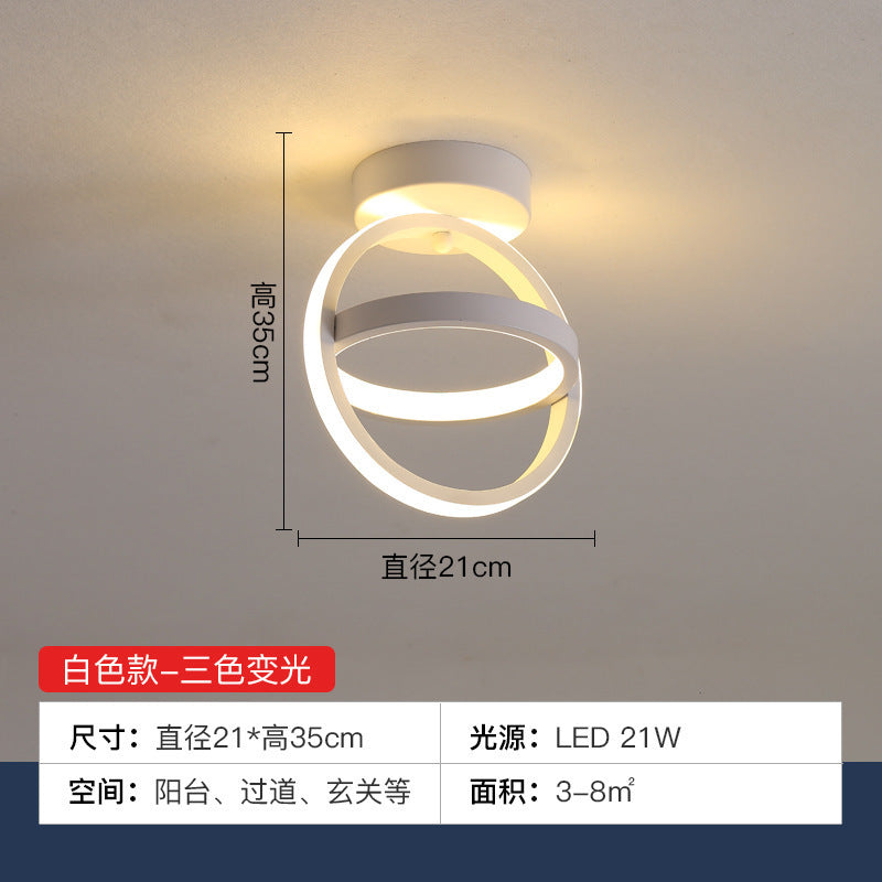 exclusive aisle lights balcony lights LED Modern Minimalist Nordic Creative Personality Cloakroom Living Room Entrance Light