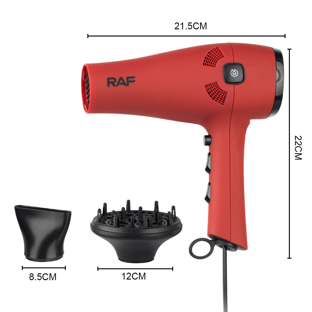 RAF European Standard2400W High-Power Household Hotel Hair Dryer Salon Electric Hair Dryer Hot and Cold Air Blower R.402