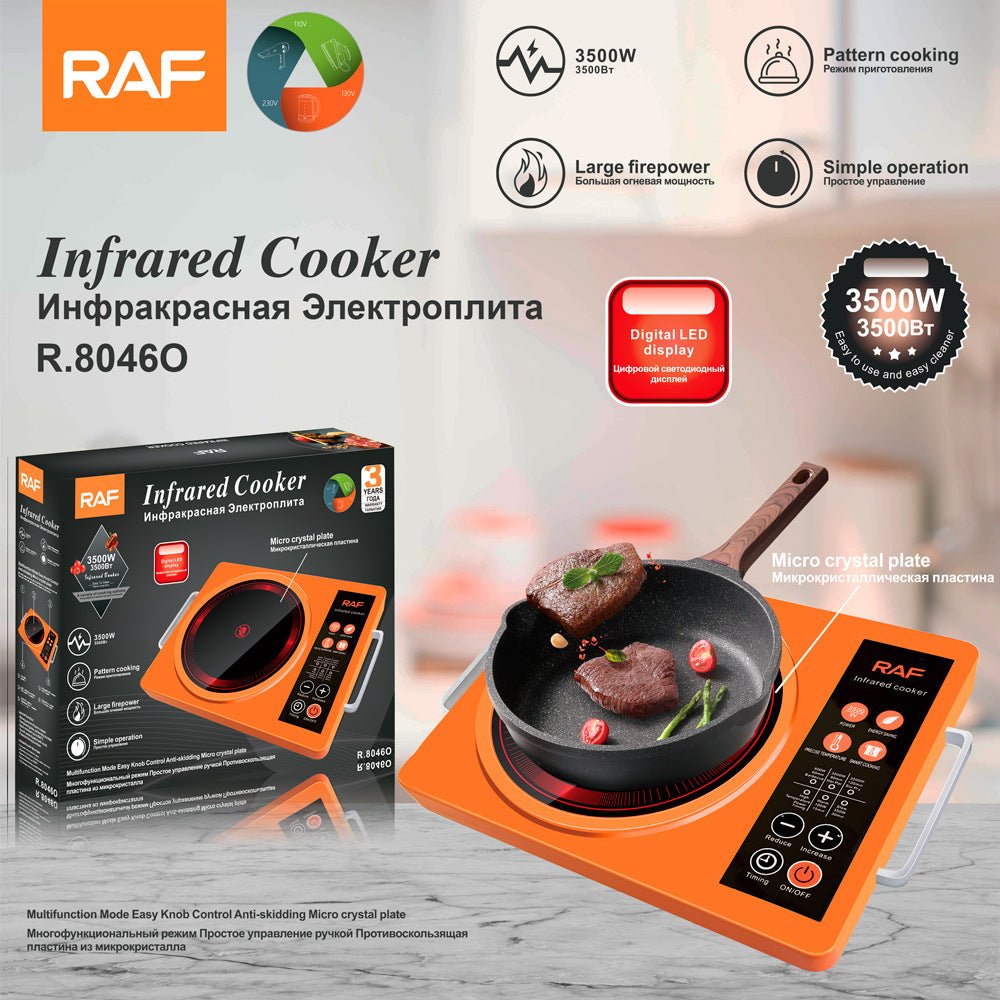 RAF European Standard Electric Ceramic Stove for Home Use, Multi-Functional High-Power Stir-Fry Hot Pot Induction Cooker, Countertop Electric Stove for Stir-Frying and Cooking