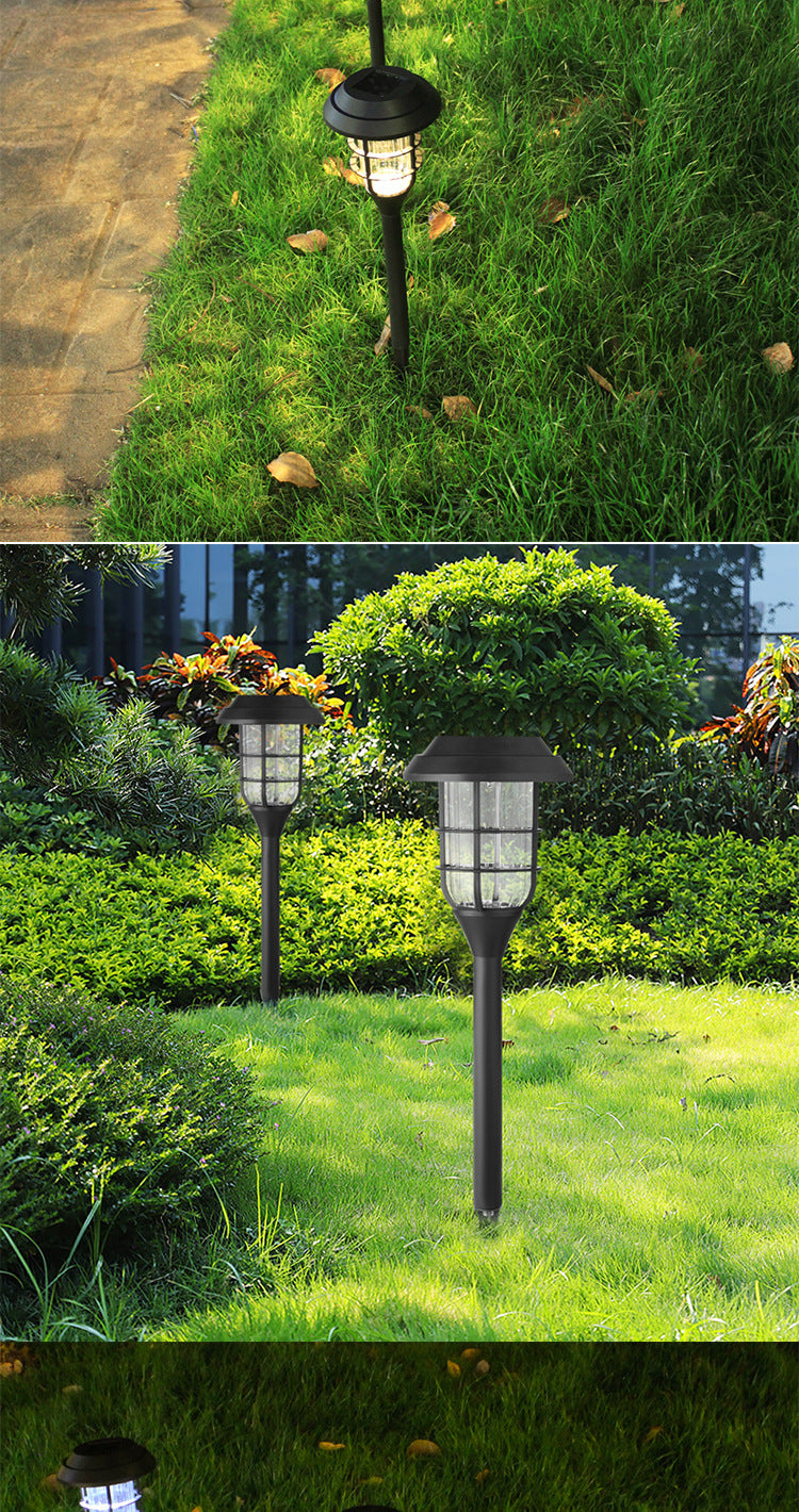 Solar Lamp LED Outdoor Lawn Light Ground Plug Villa Courtyard Light Landscape Light Waterproof Garden Light