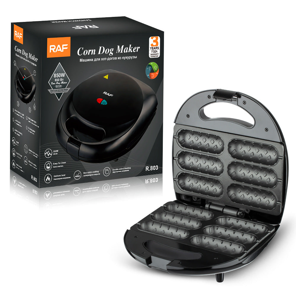 RAF European and American Standard Household Hot Dog Maker Sausage Grill Breakfast Sausage Maker Ham Sausage Maker Grilled Sausage Maker