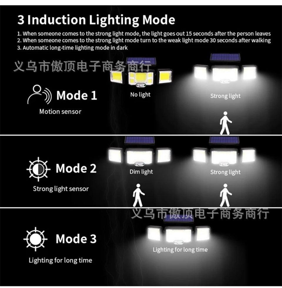 Solar Light Outdoor Waterproof Wall Light LED Split Sensor Light Motion Sensor Light Courtyard Light Garden Lamp