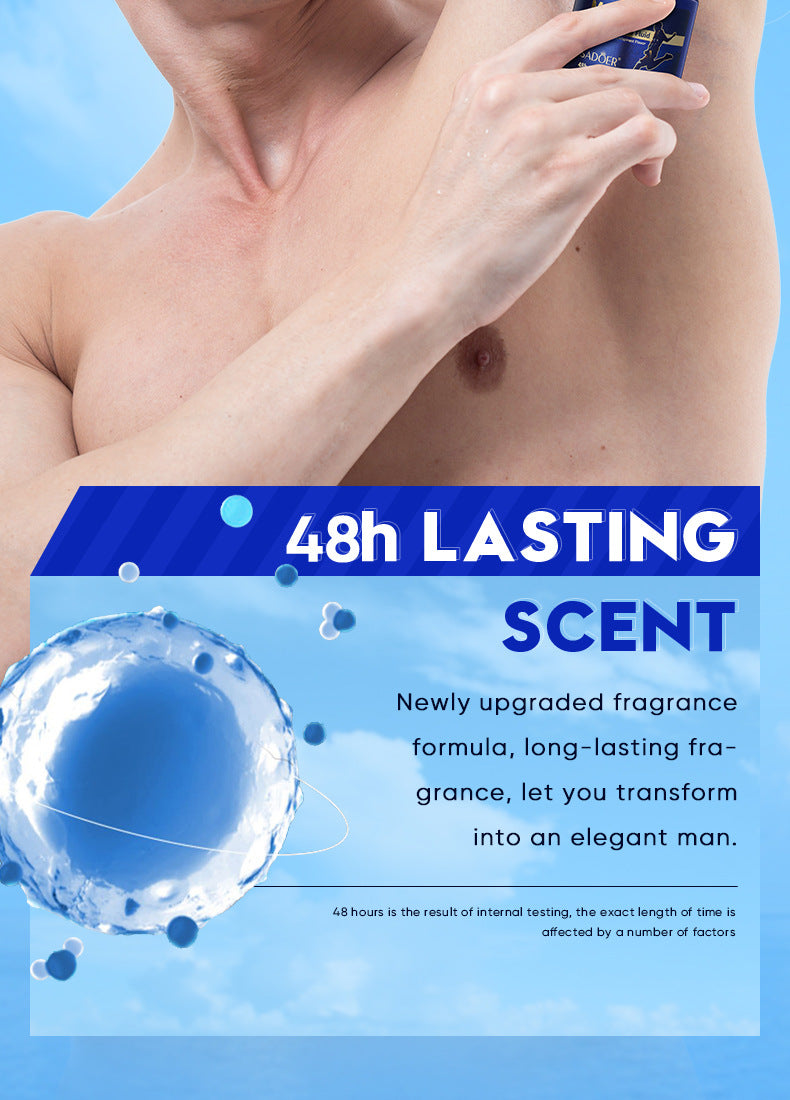 Full English Men's Antiperspirant SADOER Antiperspirant Dry Portable Fragrance Roll-On Deodorant  Wholesale