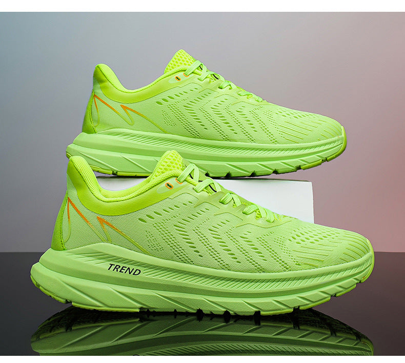 Men's running shoes2025New Breathable Mesh Student Casual Running Youth Shock Absorbing Anti-Slip Sports Shoes