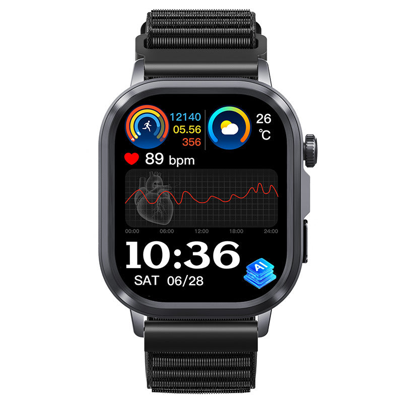 et573AI ECG Smart Health Management Watch Non-Invasive Blood Sugar Uric Acid Blood Lipid Monitoring Smart Watch