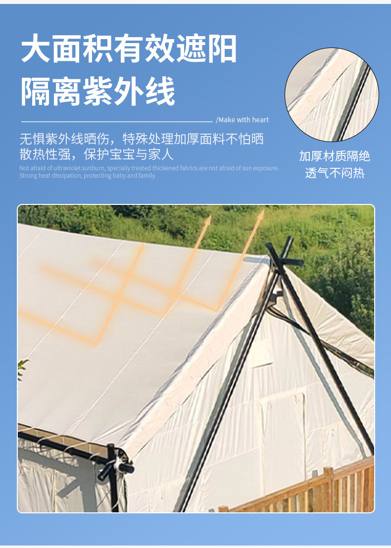 Manufacturer's New Model Homestay Hotel Tent Nomadic Tent Room Internet Celebrity Resort Outdoor Camping Hotel Tent