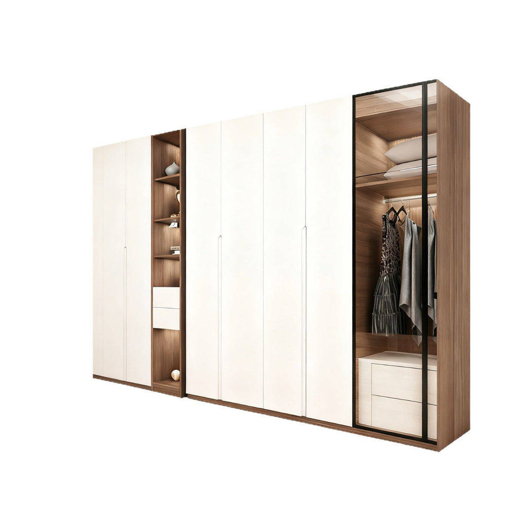 Whole House Custom Aluminum Alloy Wardrobe Welding Board Integrated Cabinet Custom Wine Cabinet Entryway Cabinet TV Cabinet Source Manufacturer