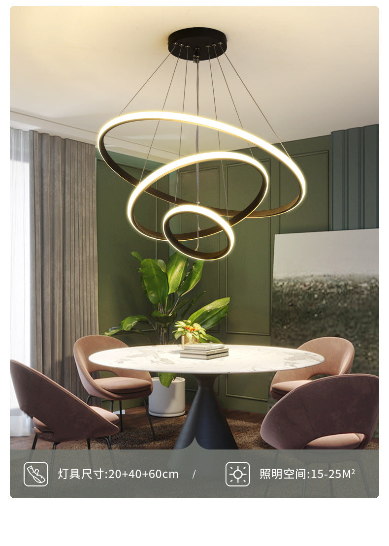 Living Room Pendant Light Modern Minimalist Lighting Internet Celebrity Light Luxury Nordic Lamp Creative Personality Bedroom Bar Counter Dining Room Pendant Light