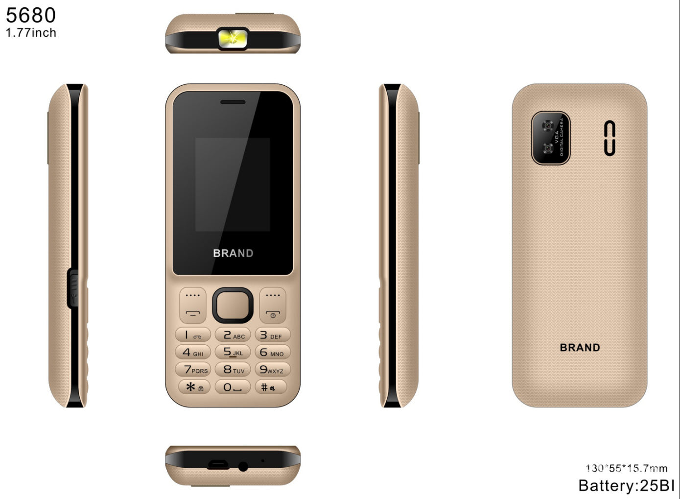 Exclusive Supply2G GSM 1.77Inch2.4Button phone for students and elderly with long standby time and camera
