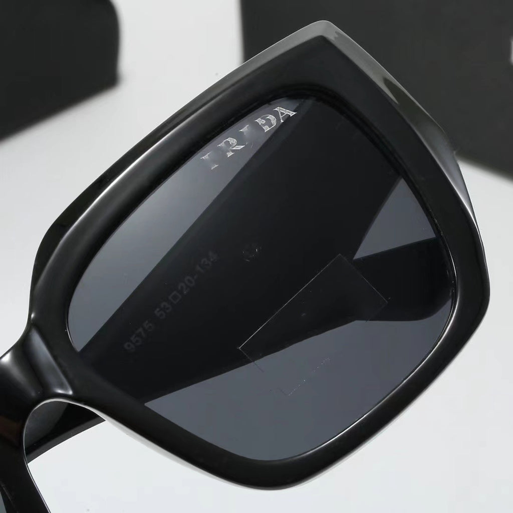 Fashionable European and American Style p Home casual UV protection sunglasses oval large frame glasses popular sunglasses